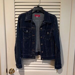 ABS Allen Schwartz Dark Blue Jean Jacket